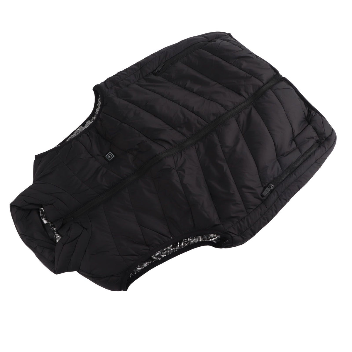 Heated Jacket Unisex 3 Gears Four Zones Heating Polyester Fiber Electric Thermal Vest for Outdoor Winter XL