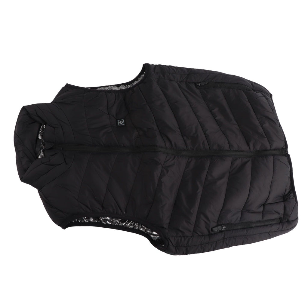 Heated Jacket Unisex 3 Gears Four Zones Heating Polyester Fiber Electric Thermal Vest for Outdoor Winter XL
