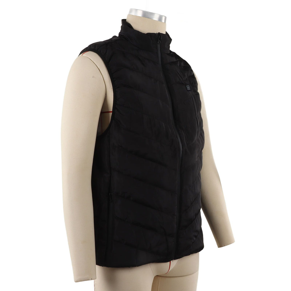 Heated Jacket Unisex 3 Gears Four Zones Heating Polyester Fiber Electric Thermal Vest for Outdoor Winter XL