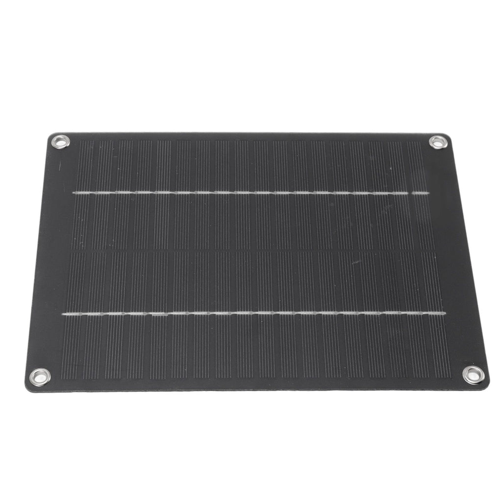 Solar Panel 10W Portable Compact Thin Waterproof Flexible Solar Charging Panel for Car Home Boat 23x17cm