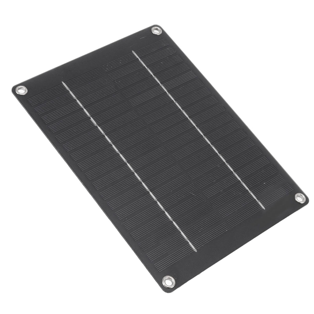 Solar Panel 10W Portable Compact Thin Waterproof Flexible Solar Charging Panel for Car Home Boat 23x17cm
