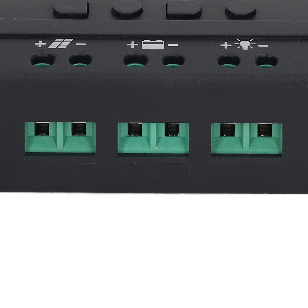 Solar Panel Controller 3 Stage PWM Charging Intelligent Microcontroller ABS Aluminum Plate 12V 24V Solar Charge Controller SEC10(10A)