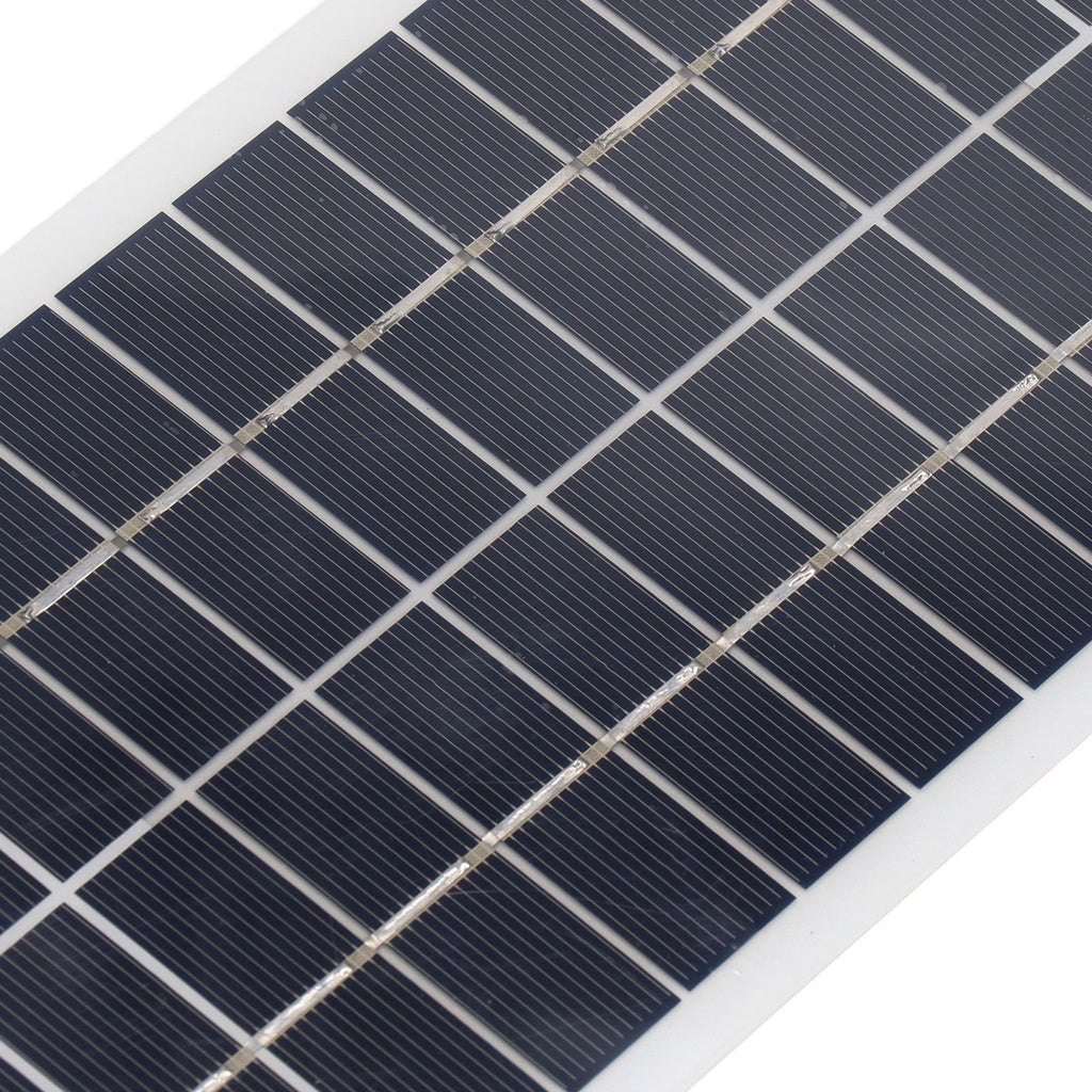 Solar Panel Polysilicon High Light Transmission Portable Solar Cell with DC Interface for 3.7V Battery 5W 12V