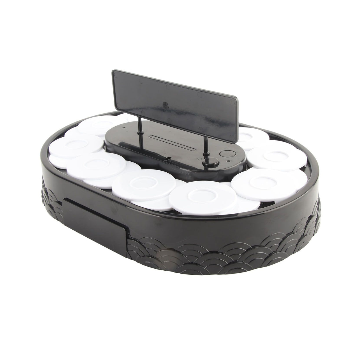 Rotary Sushi Machine Automatic Rotating Table Display Stand Swing Tray Turntable for Sushi Dessert Cupcake Sushi