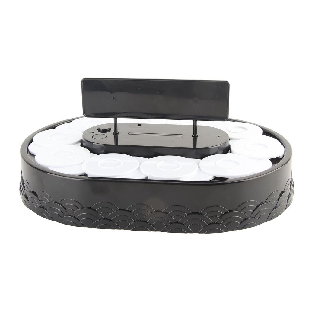 Rotary Sushi Machine Automatic Rotating Table Display Stand Swing Tray Turntable for Sushi Dessert Cupcake Sushi