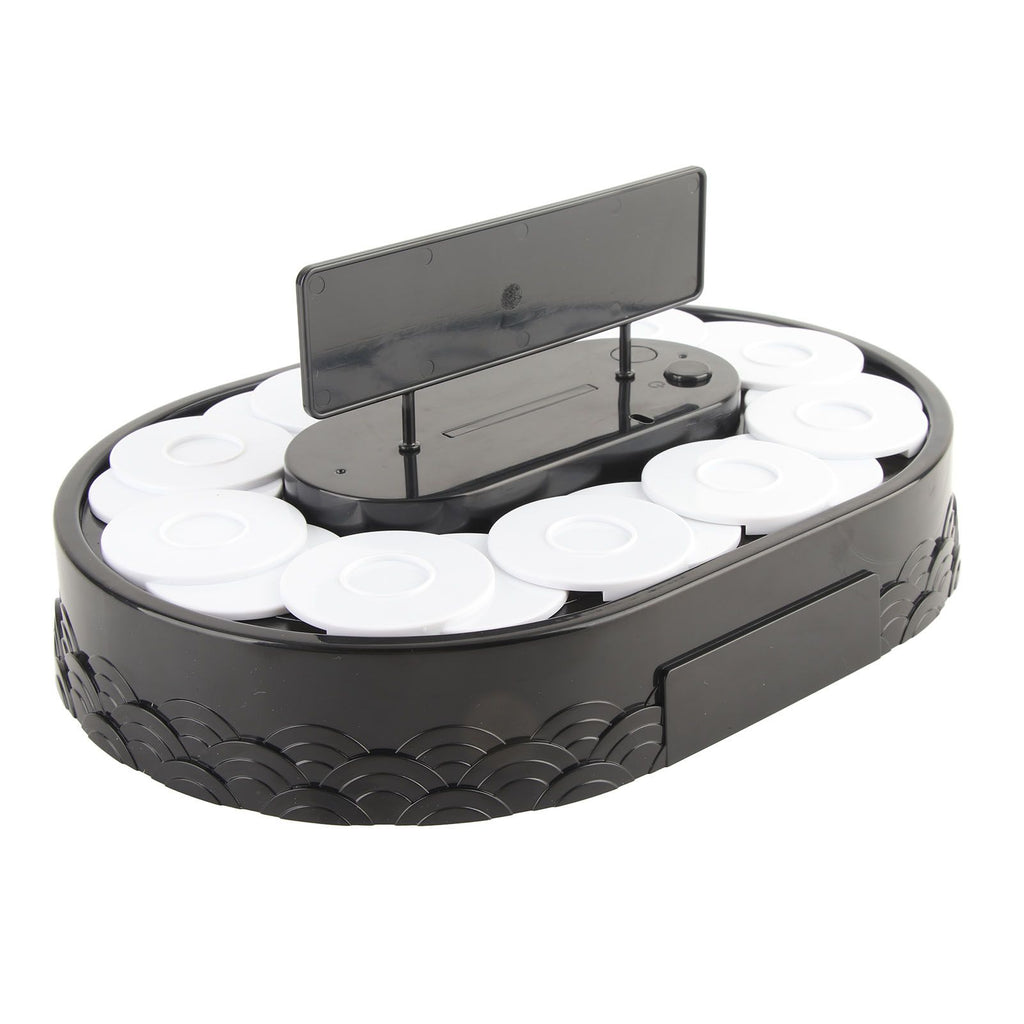 Rotary Sushi Machine Automatic Rotating Table Display Stand Swing Tray Turntable for Sushi Dessert Cupcake Sushi