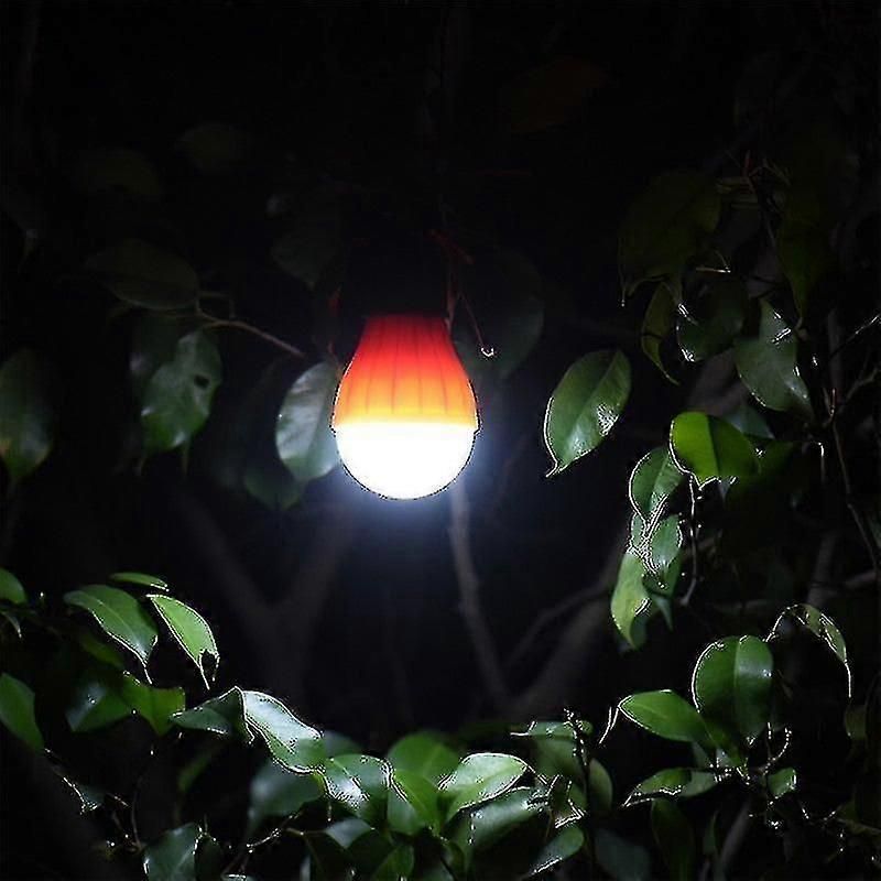 Outdoor Tent Waterproof Spherical Camping Lampyellow