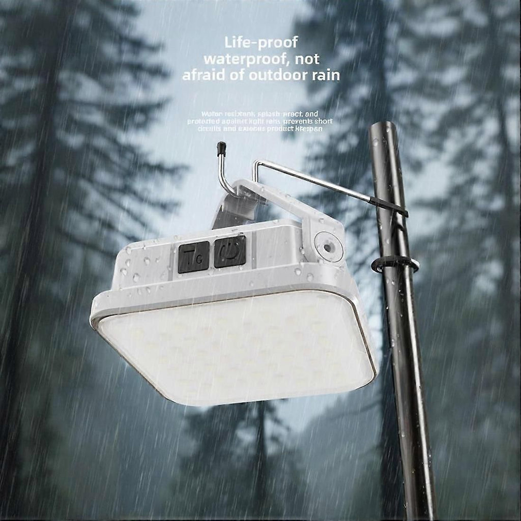 Emergency Lighting Solar Camping Light Portable Outdoor Tent Work SMD Rechargeable LED Hanging Lamp with Digital Power