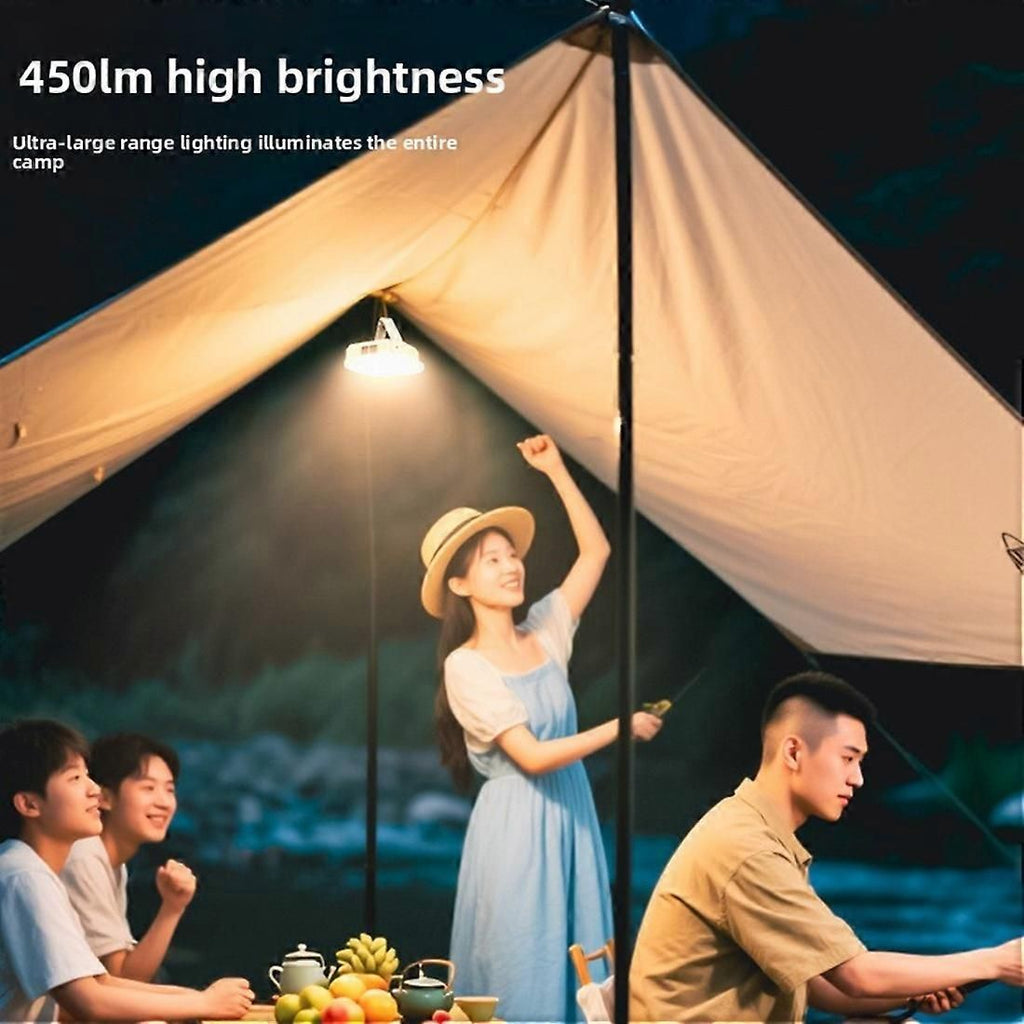 Emergency Lighting Solar Camping Light Portable Outdoor Tent Work SMD Rechargeable LED Hanging Lamp with Digital Power