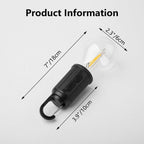 USB Rechargeable Solar Camping Light with Dual Charging and 3 Brightness Modes, Water‑Resistant Hanging LED Tent Lamp