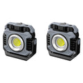 2pcs Portable LED Camping Tent Light Rechargeable Searchlight Outdoor Emergency Lighting Waterproof Hanging Night Lamp