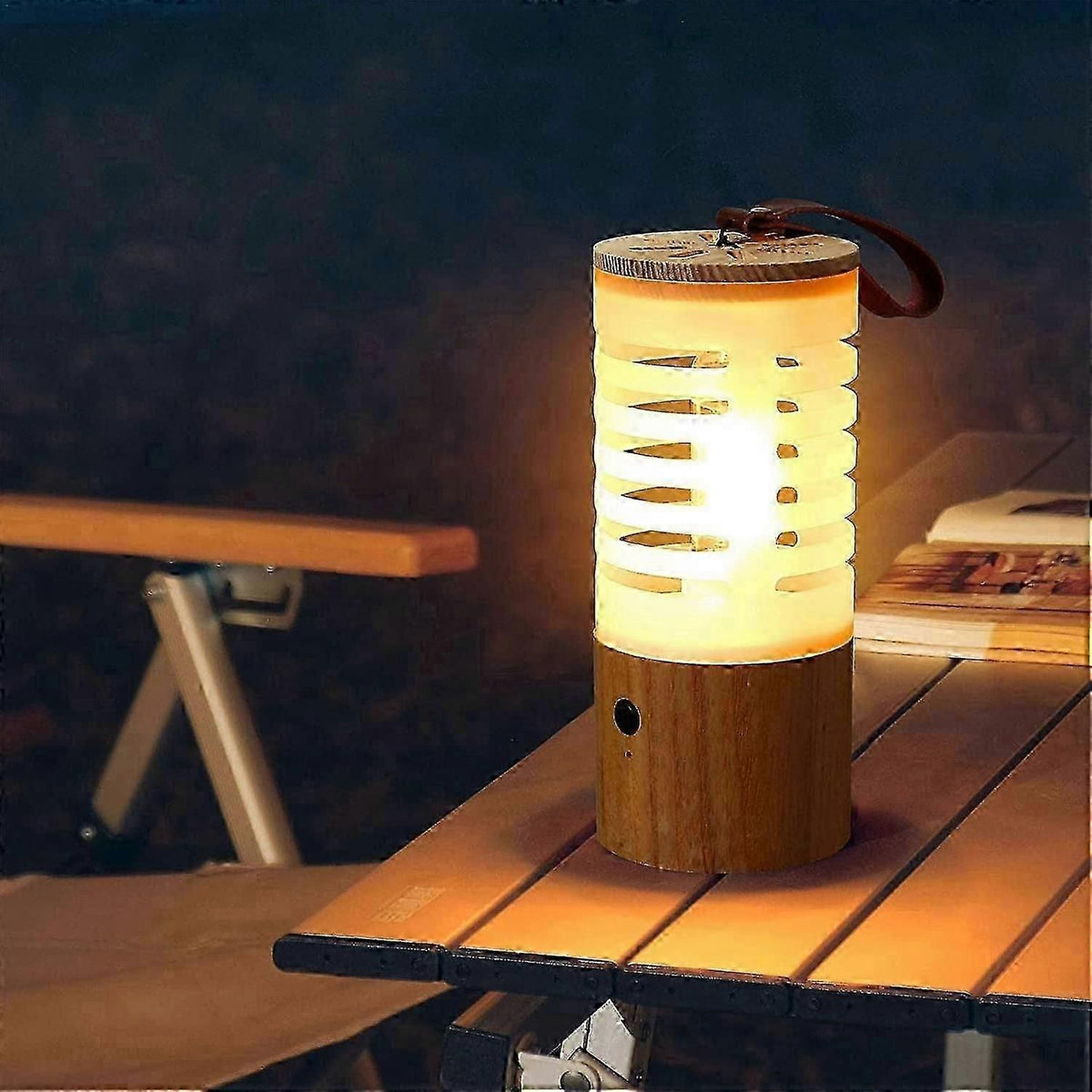 LED Camping Light - Rechargeable Portable LED Tent Light with Built-in Battery