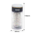 LED Camping String Light Portable 2 in 1 Campsite Ambient Lamp Waterproof Tent Light with 6 Lighting Modes Support Power Bank Function for Camping Hiking