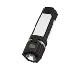 Rechargeable Camping Lantern 1500mAH Waterproof Foldable LED Lamp with 3 Modes for Tent Hanging Black