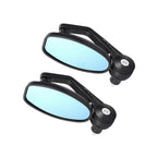 7/8 Handle Bar End Motorcycle Rearview Side Mirrors Motor Bike Mirrors
