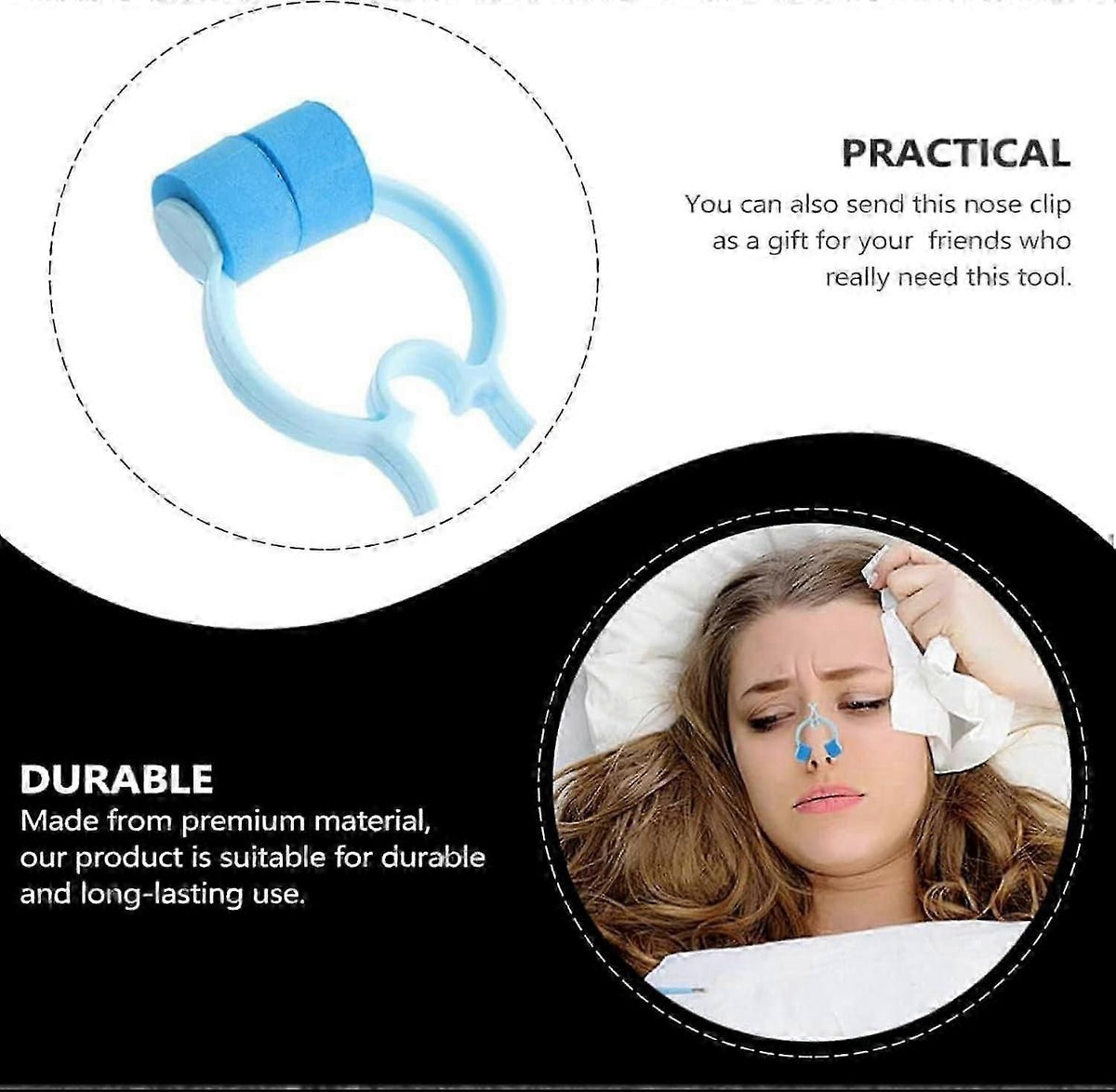Nose Clips For Nosebleeds, Swimming Nose Clip, Small Blue Nose Clip, Nosebleed Stopper