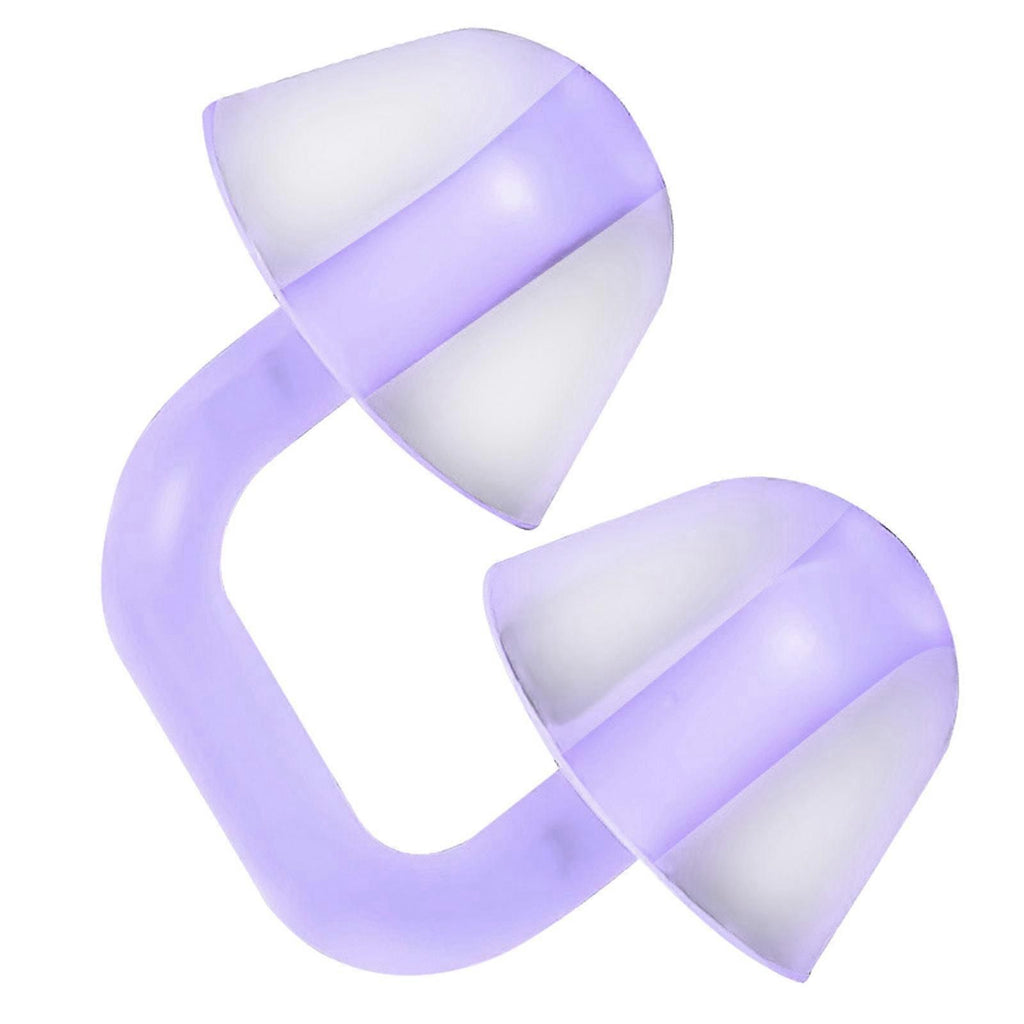 Swimming Nose Clip Silicone Nose Plug, Comfortable Adjustable Nose Clip for Swimming, Diving, Training and Water Sports - Purple