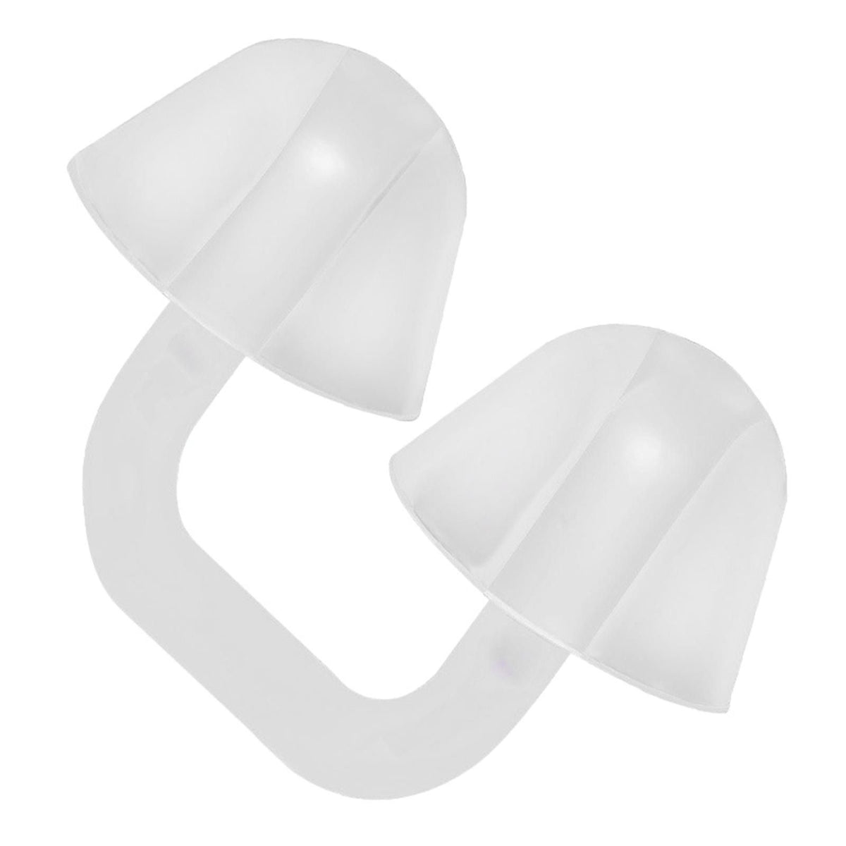 Swimming Nose Clip Silicone Nose Plug, Comfortable Adjustable Nose Clip for Swimming, Diving, Training and Water Sports - Transparent