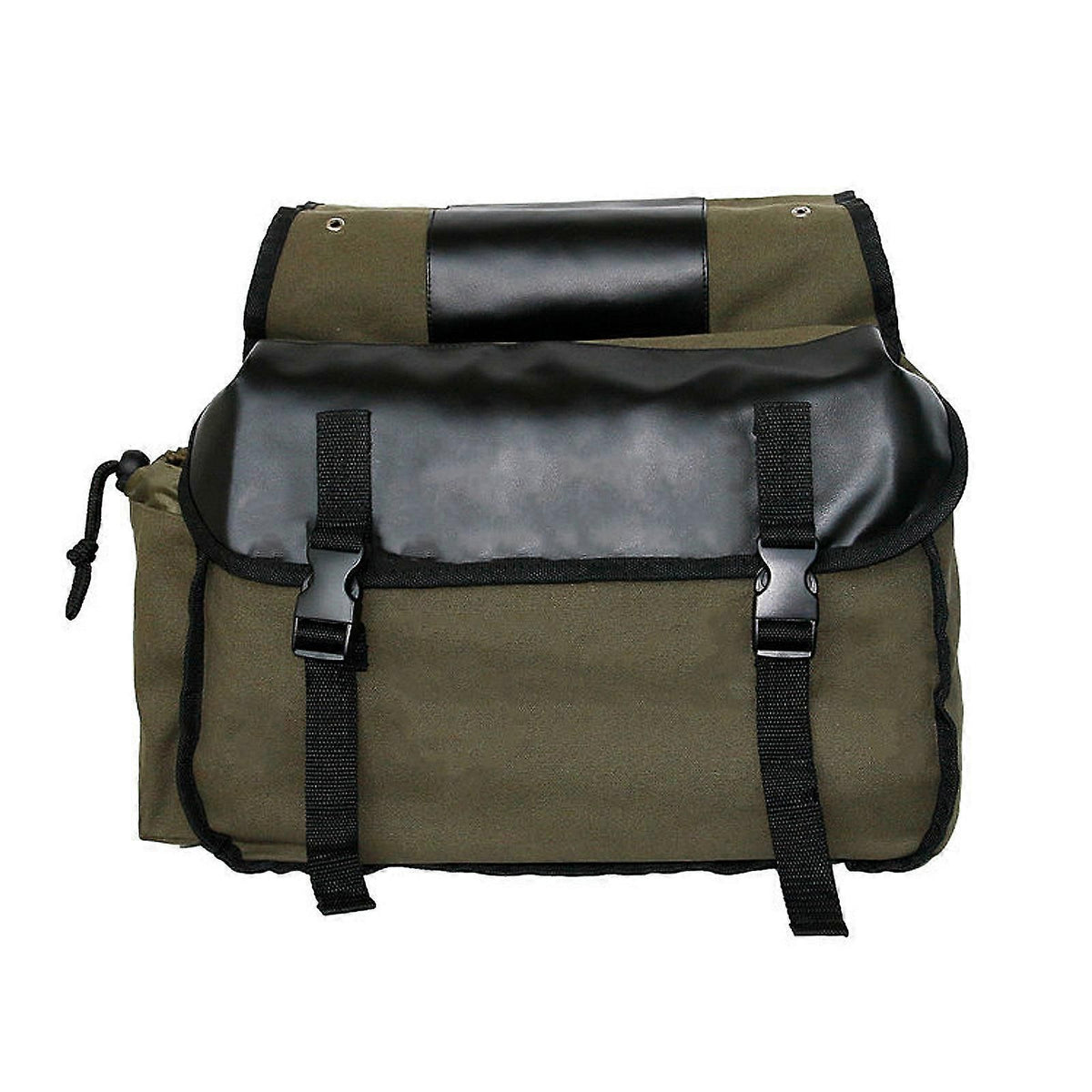 Bicycle Pannier Bag, Durable Rear Rack Storage Bag with Double Side Design for Mountain Bike, Road Bike, Folding Bike and Cycling Accessories - Army Green