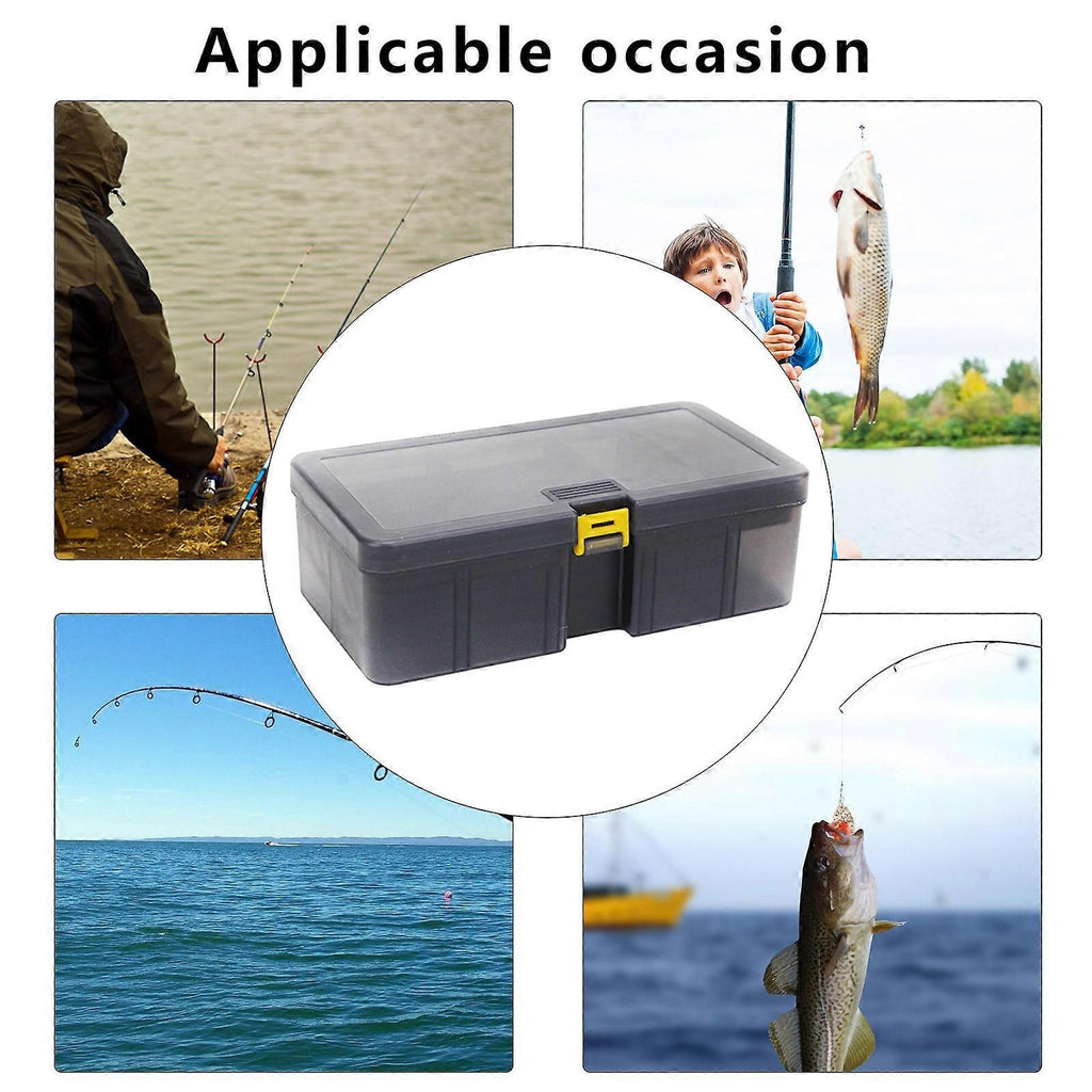 Grids Fishing Tackle Box, Waterproof Seal Fishing Tackle Storage Box Baits Storage Case with Compartments Structure