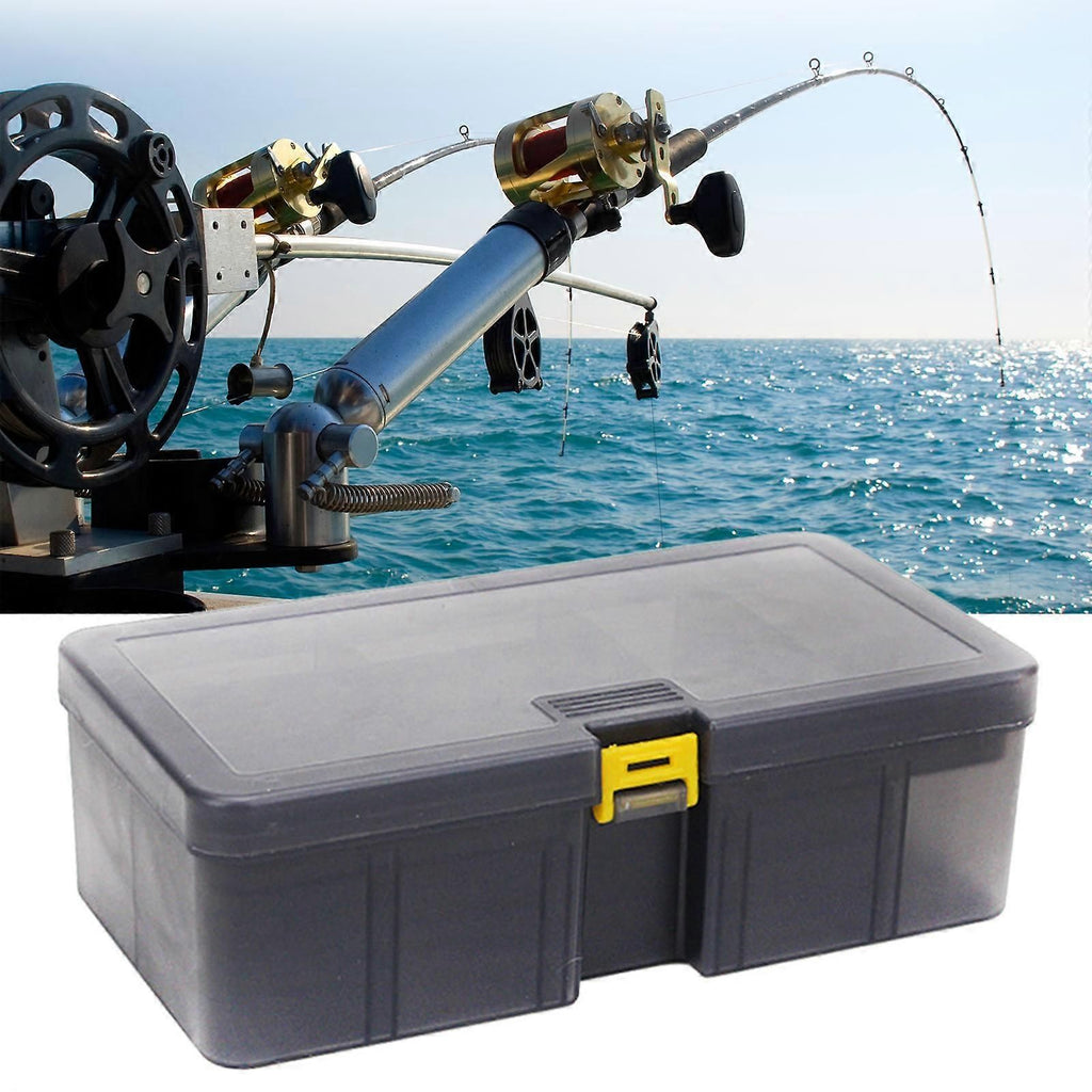 Grids Fishing Tackle Box, Waterproof Seal Fishing Tackle Storage Box Baits Storage Case with Compartments Structure