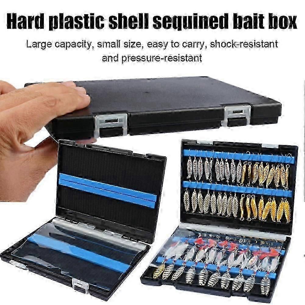 Dual-Sided Ultra-Thin Luya Bait Box Fishing Tackle Box Fishing Tackle Storage Box Bait Portable For Outdoor Fishing
