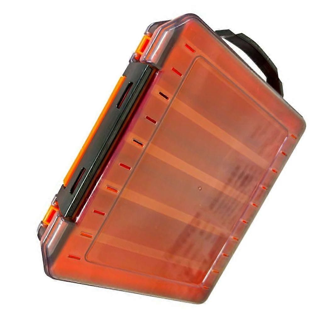 Fishing Lures Baits Hook Case Tackle Organizers Terminals Fishing Tackle Box - Orange