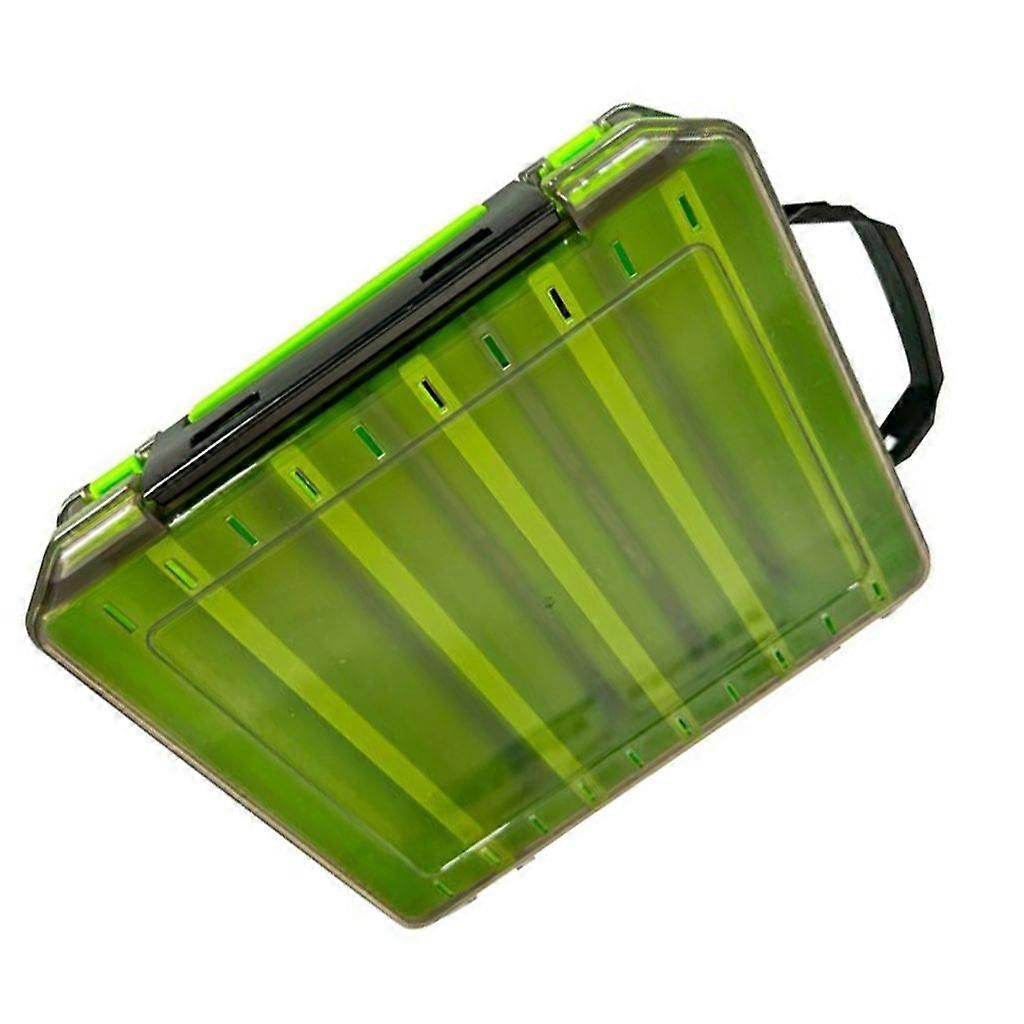 Fishing Lures Baits Hook Case Tackle Organizers Terminals Fishing Tackle Box - Green