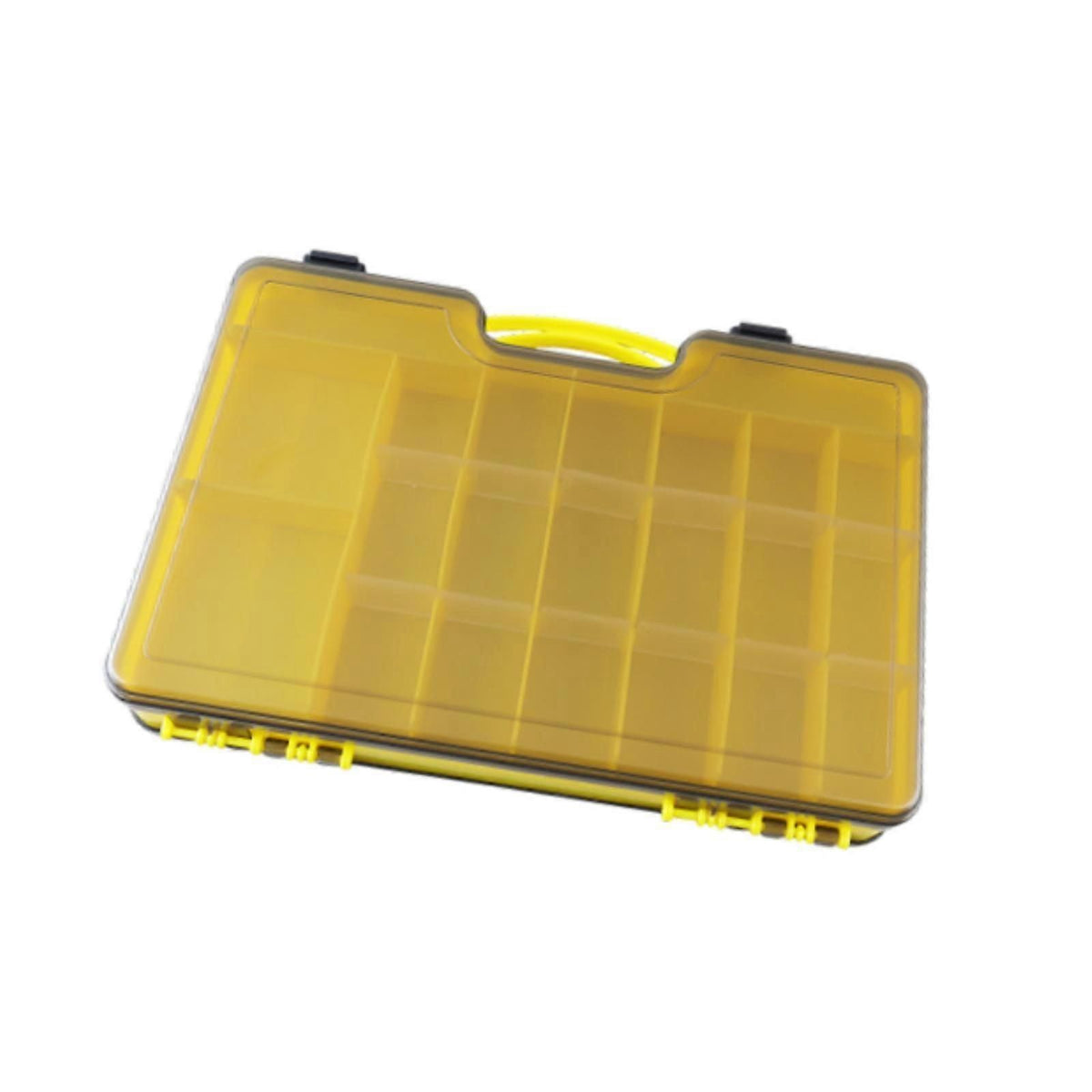 Fishing Tackle Box Organizer with Removable Dividers,44 Grids,Fishing - Yellow