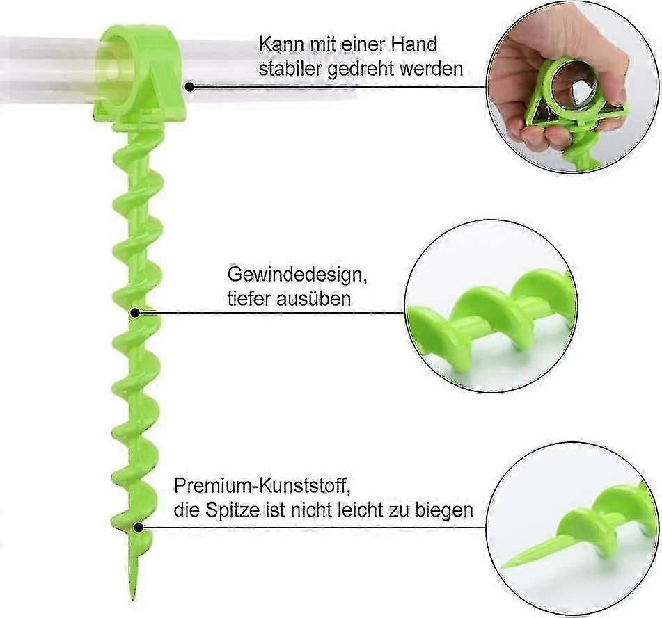 Green Tent Pegs 4 Pack Tent Pegs For Camping, Tents, Tent Pegs, Tent Pegs, Tent Pegs, Heavy Duty Pegs
