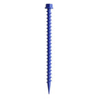 10Pcs Plastic Tent Pegs, Plastic Tent Nails for Fixing Camping Tent - Blue