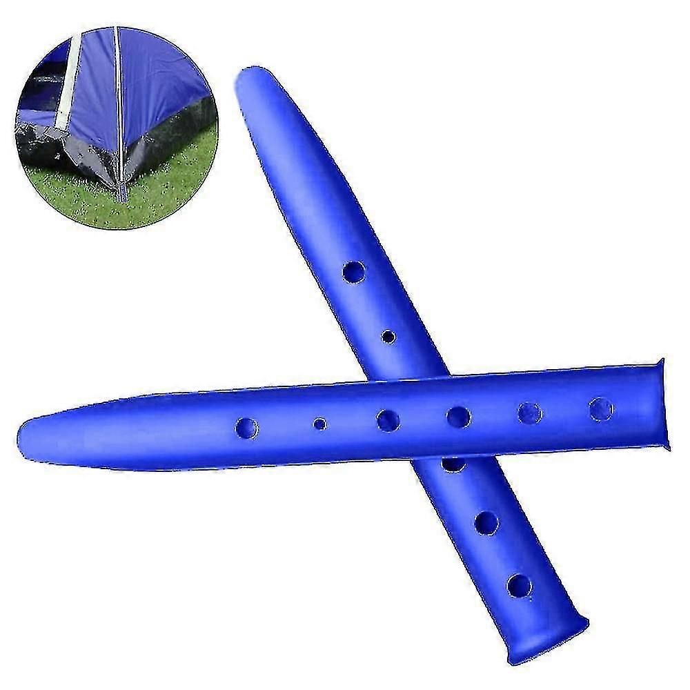 2pcs Aluminum Sand Snow Tent Stakes 31cm U-Shaped Ground Pegs for Camping