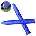 2pcs Aluminum Sand Snow Tent Stakes 31cm U-Shaped Ground Pegs for Camping