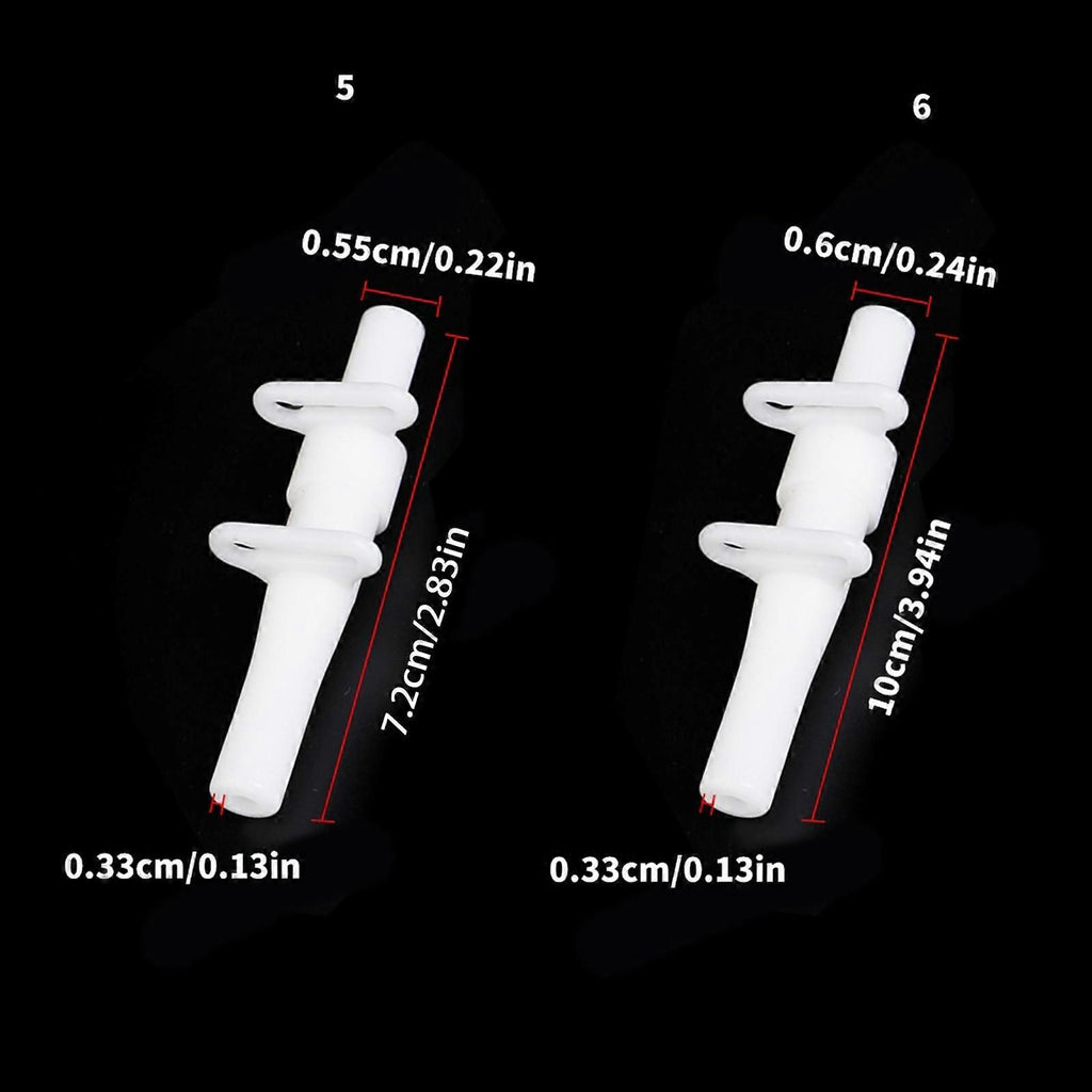 10pcs Tent Pole Connectors Plastic Tent Rod Joints 5.5mm for Camping