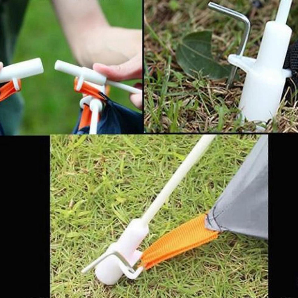 10pcs Tent Pole Connectors Plastic Tent Rod Joints 5.5mm for Camping