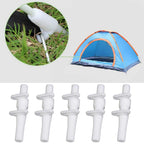 10pcs Tent Pole Connectors Plastic Tent Rod Joints 6mm for Camping