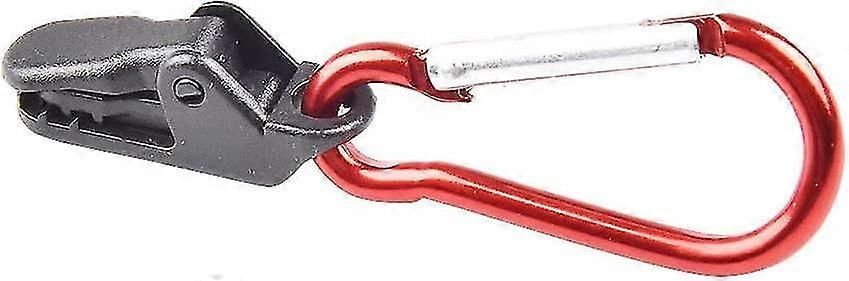 10pcs Tarp Clip With Carabiner Tent Clip Clip For Camping Tent Awning Plastic Tent Tarp Clips Tent Snaps