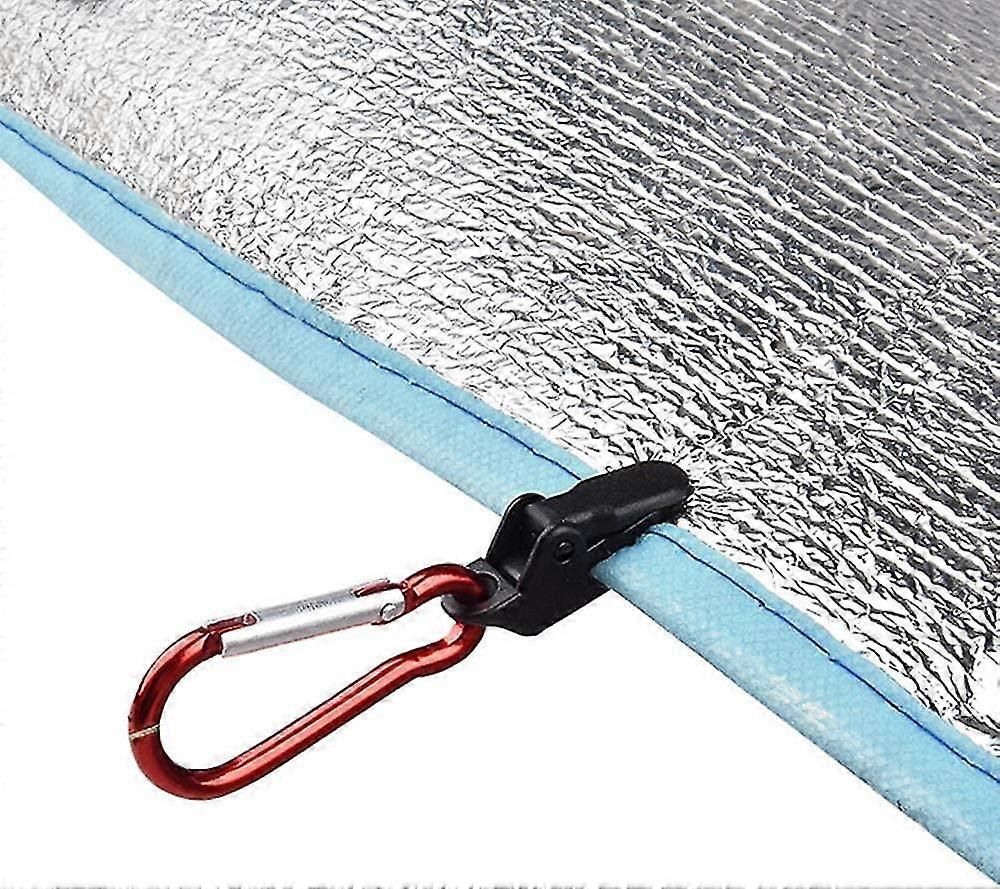 10pcs Tarp Clip With Carabiner Tent Clip Clip For Camping Tent Awning Plastic Tent Tarp Clips Tent Snaps