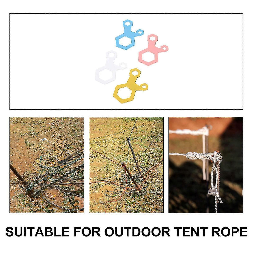 4 Pcs Tent Camping Tent Rope Adjusters Camping Cord Adjuster Windproof Buckle Tent Buckles Outdoor Tent Rope Buckle