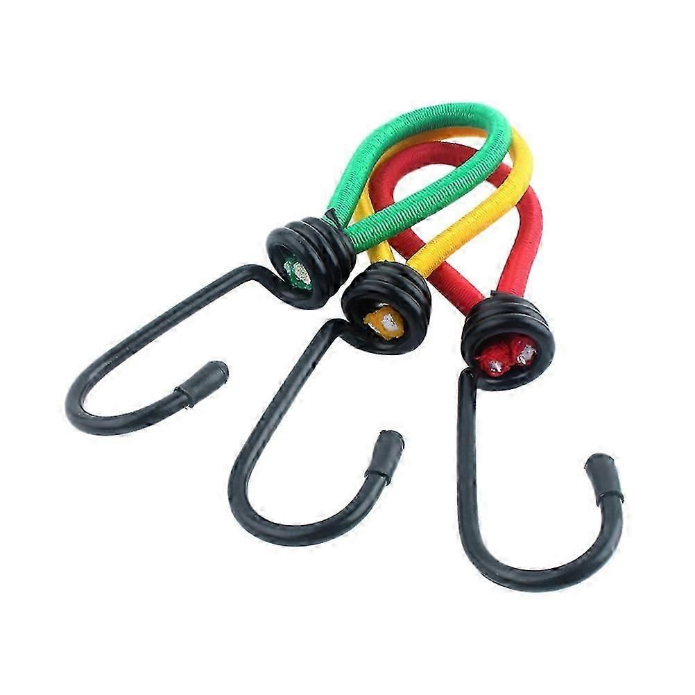 Camping Tent Accessories Tent Rope Fastener Portable Multi Use Tent Bungee Cords 3Pcs Set