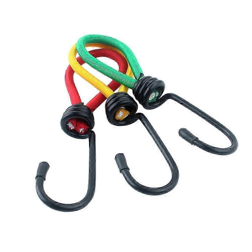 Camping Tent Accessories Tent Rope Fastener Portable Multi Use Tent Bungee Cords 3Pcs Set