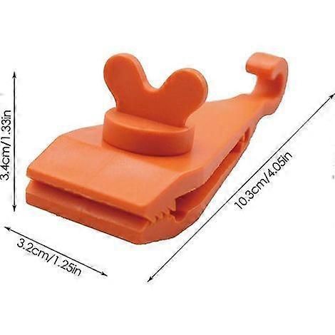 Tent Clips, Camping Tent Clips, Multi-Purpose Adjustable Tarp Clips, Portable Tent Clips for Camping Tents, Pool Awnings, Nylon Tarp Clips (10 Pack)