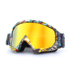 Motorcycle Dirt Bike Goggles, Motocross ATV Riding Goggles with Anti-Fog Lens