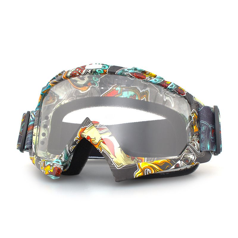 Motorcycle Dirt Bike Goggles, Motocross ATV Riding Goggles with Anti-Fog Lens