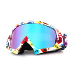Motorcycle Dirt Bike Goggles, Motocross ATV Riding Goggles with Anti-Fog Lens