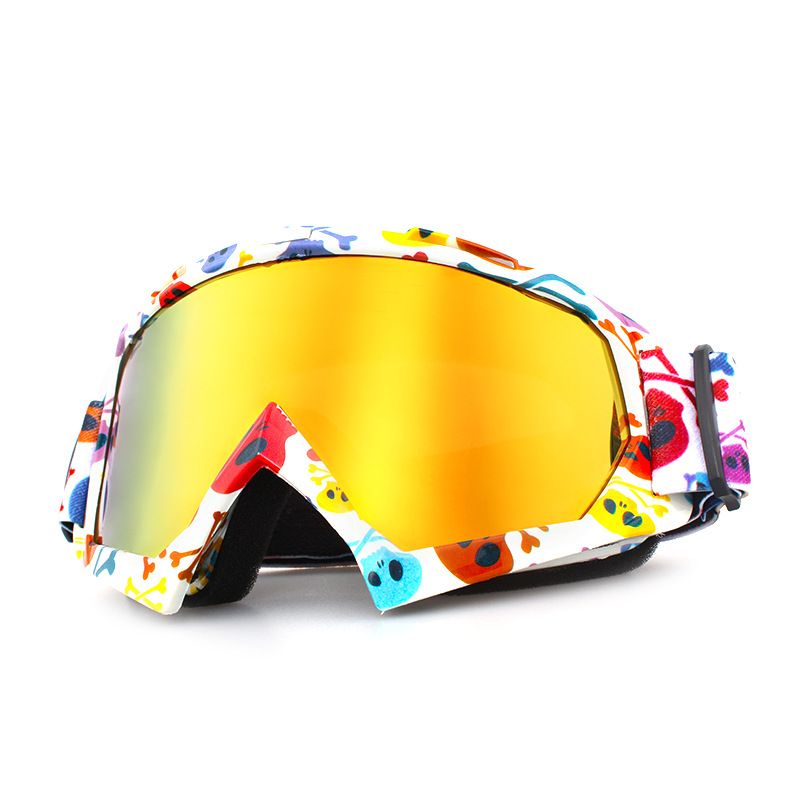 Motorcycle Dirt Bike Goggles, Motocross ATV Riding Goggles with Anti-Fog Lens
