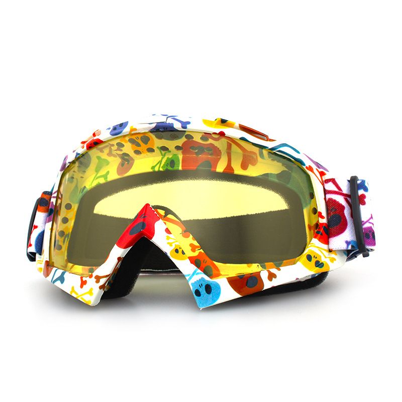 Motorcycle Dirt Bike Goggles, Motocross ATV Riding Goggles with Anti-Fog Lens