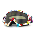 Motorcycle Dirt Bike Goggles, Motocross ATV Riding Goggles with Anti-Fog Lens
