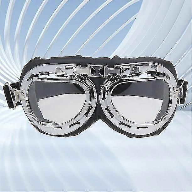 Motorcycle Motocross Goggles, Dirt Bike Riding Eyewear - Transparent