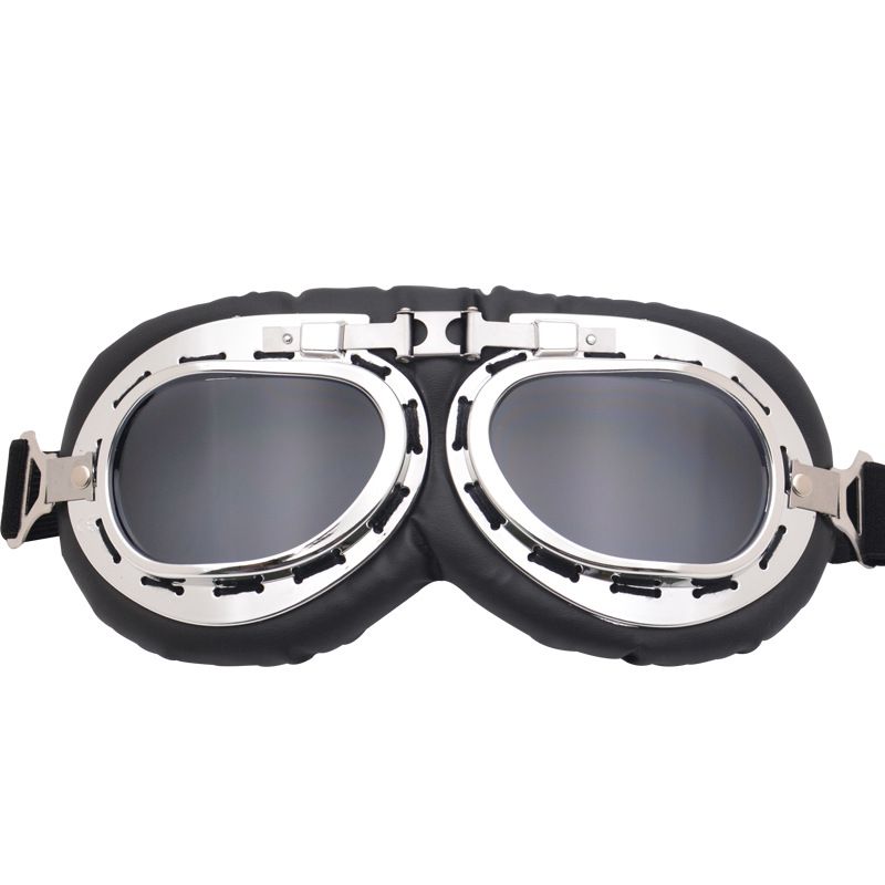 Motorcycle Motocross Goggles, Dirt Bike Riding Eyewear - Gray